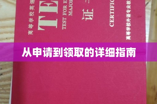 成县从申请到领取的详细指南