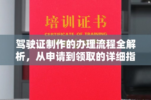 成县驾驶证制作的办理流程全解析，从申请到领取的详细指南