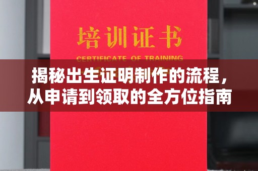 成县揭秘出生证明制作的流程，从申请到领取的全方位指南